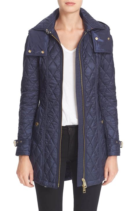 burberry bellbridge quilted trench parka|Burberry trench jacket.